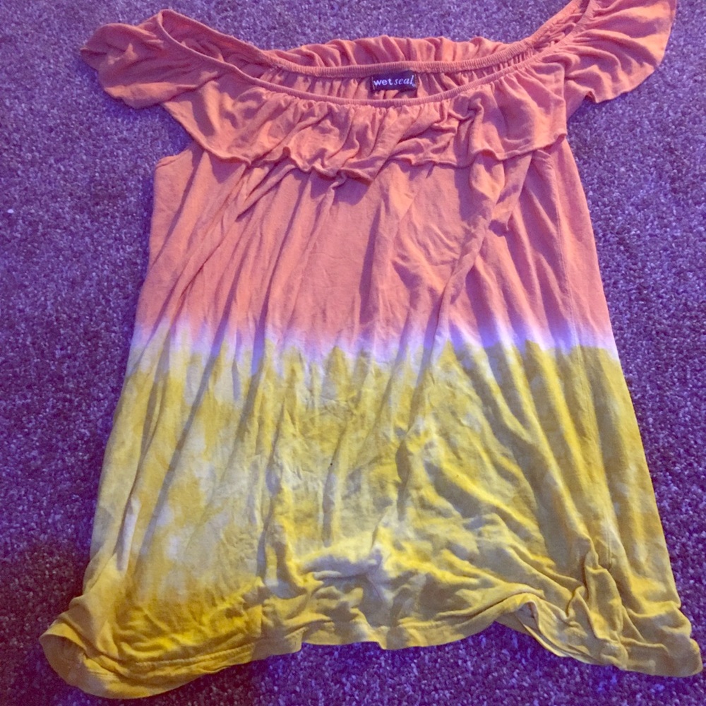 Wetseal off the shoulder